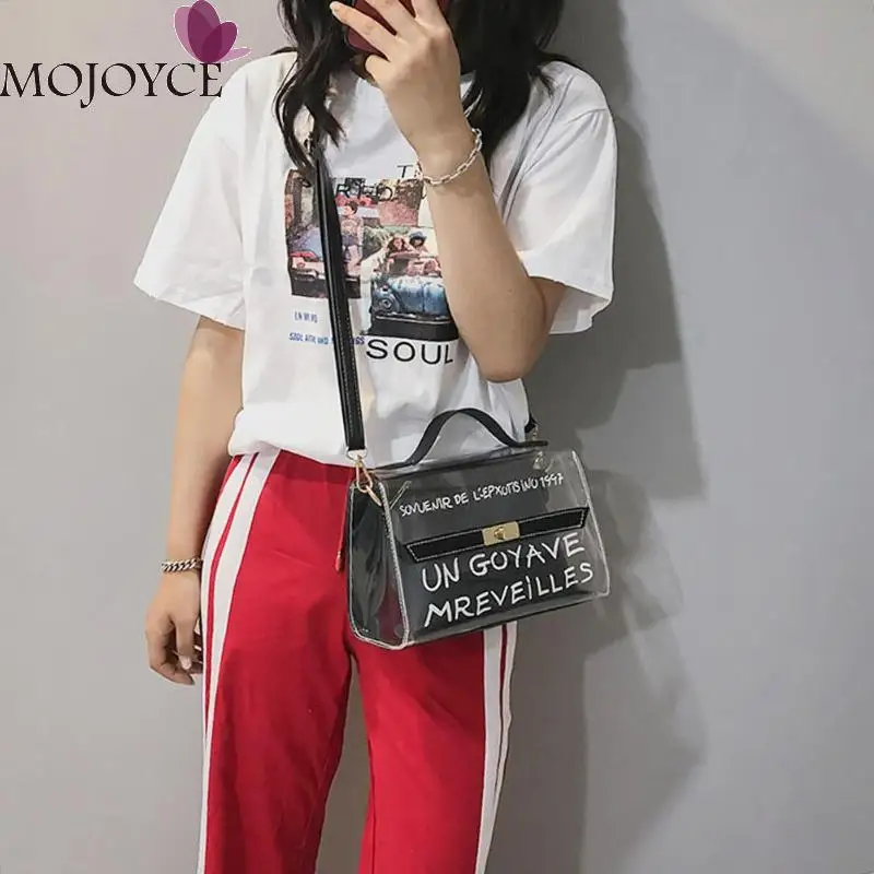 New Luxury Women Transparent Bag Clear PVC Jelly Small Tote Messenger Bags Female Crossbody Shoulder Bag 2019 Brand Design Bolos
New Luxury Women Transparent Bag Clear PVC Jelly Small Tote Messenger Bags Female Crossbody Shoulder Bag 2019 Brand Design Bolos
