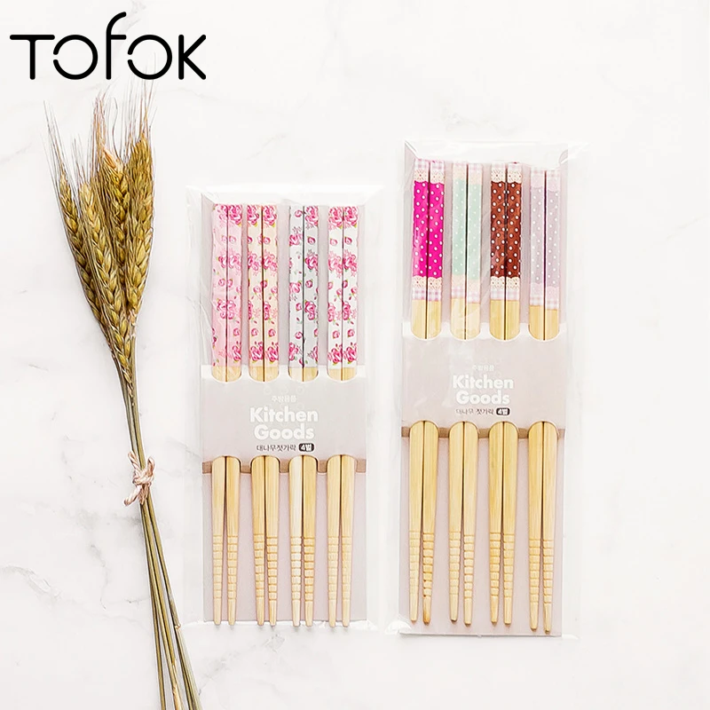 Tofok 4 Pairs Chopsticks Handmade Natural Bamboo Wood Chopsticks Healthy Chinese Reusable Hashi Sushi Food Stick Gift Tableware
Tofok 4 Pairs Chopsticks Handmade Natural Bamboo Wood Chopsticks Healthy Chinese Reusable Hashi Sushi Food Stick Gift Tableware