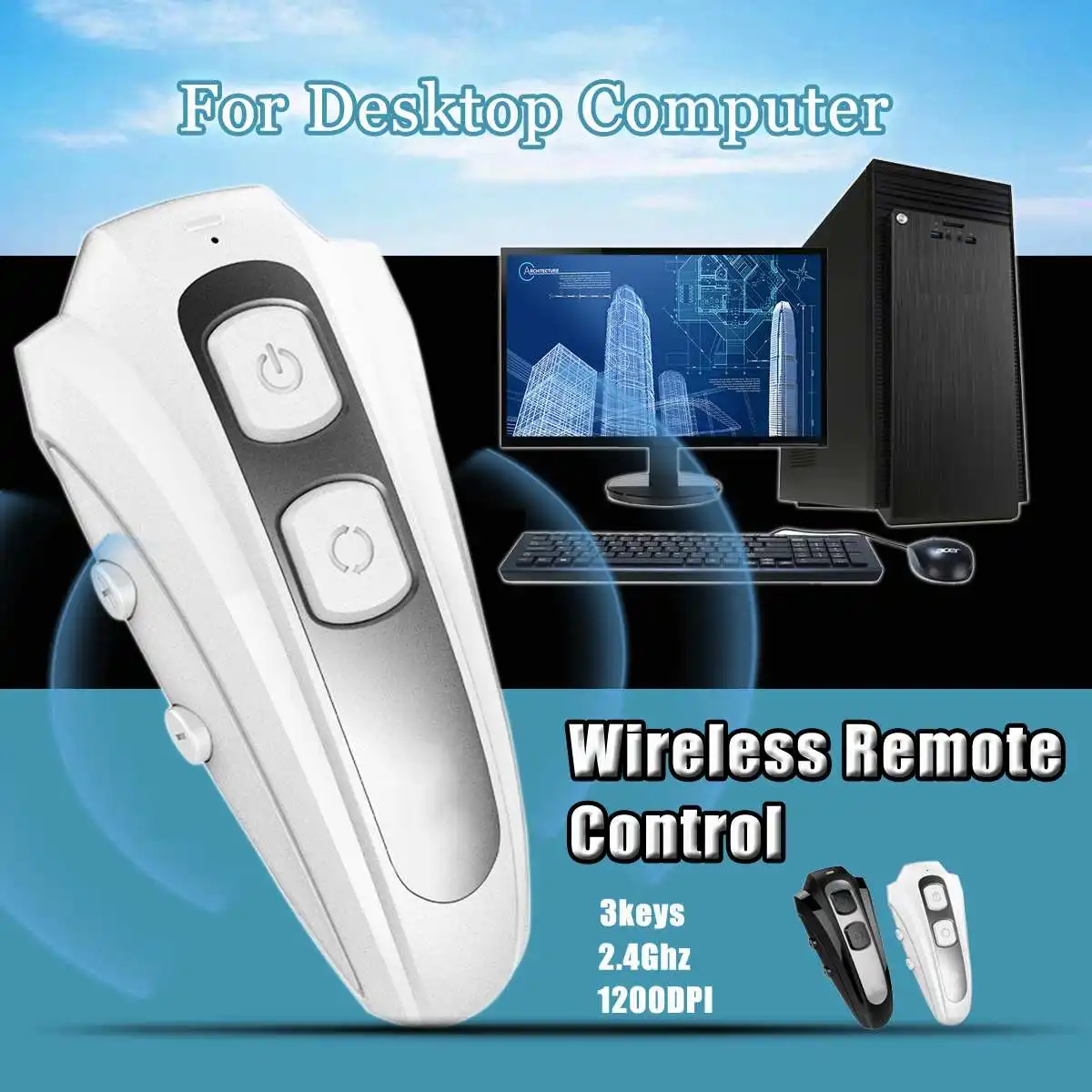 2.4GHz PC Mini PCI-e Desktop Wireless Remote Control Power On Off Switch Volume Controller for Desktop Computer
2.4GHz PC Mini PCI-e Desktop Wireless Remote Control Power On Off Switch Volume Controller for Desktop Computer