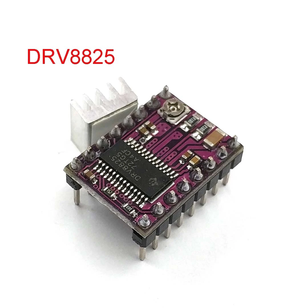 3D Printer Parts StepStick DRV8825 Stepper Motor Driver With Heat Sink Carrier Reprap 4-layer PCB RAMPS Replace A4988 Driver
3D Printer Parts StepStick DRV8825 Stepper Motor Driver With Heat Sink Carrier Reprap 4-layer PCB RAMPS Replace A4988 Driver