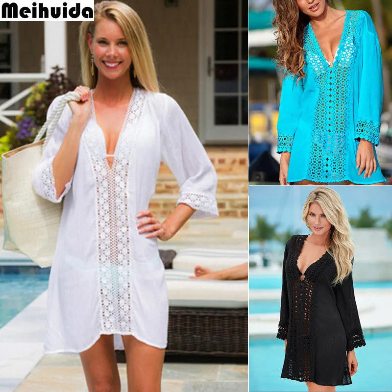 Fashion Casual Loose Solid Women Beach Bikini Cover up Top Swim Short Wrap Sarong Beachwear Sun Dress Summer Clothes
Fashion Casual Loose Solid Women Beach Bikini Cover up Top Swim Short Wrap Sarong Beachwear Sun Dress Summer Clothes
