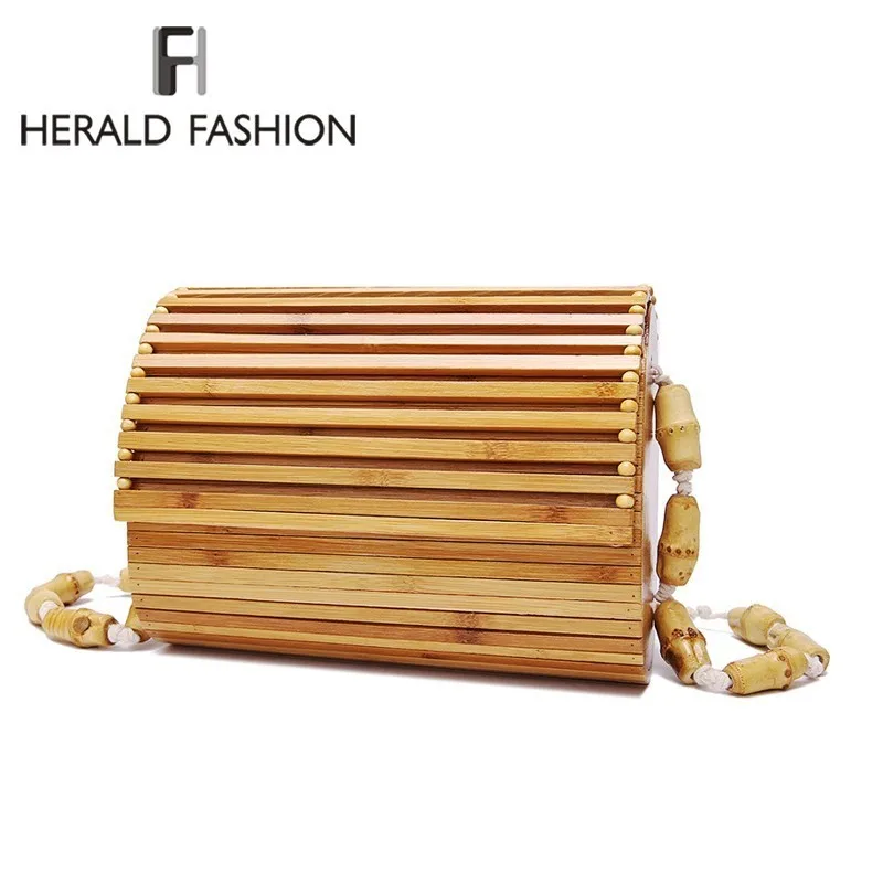 Herald Fashion Women's Beach Handbag Bamboo Bag Rattan Outdoor Clutch Bag Natural Single-shoulder Crossbody Bag Nice Gift Sac
Herald Fashion Women's Beach Handbag Bamboo Bag Rattan Outdoor Clutch Bag Natural Single-shoulder Crossbody Bag Nice Gift Sac