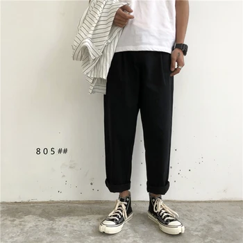 2019 Spring Summer Korean Men Casual Loose Solid Color Joker Work Cargo Pants Wide Leg Straight Cotton Trousers Homme M-2XL
2019 Spring Summer Korean Men Casual Loose Solid Color Joker Work Cargo Pants Wide Leg Straight Cotton Trousers Homme M-2XL