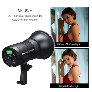 NiceFoto Handheld LED Video Studio Light 100W Photography Lamp 3200K/5600K CRI95+ With Battery Charger Color Filters Carry Bag
NiceFoto Handheld LED Video Studio Light 100W Photography Lamp 3200K/5600K CRI95+ With Battery Charger Color Filters Carry Bag