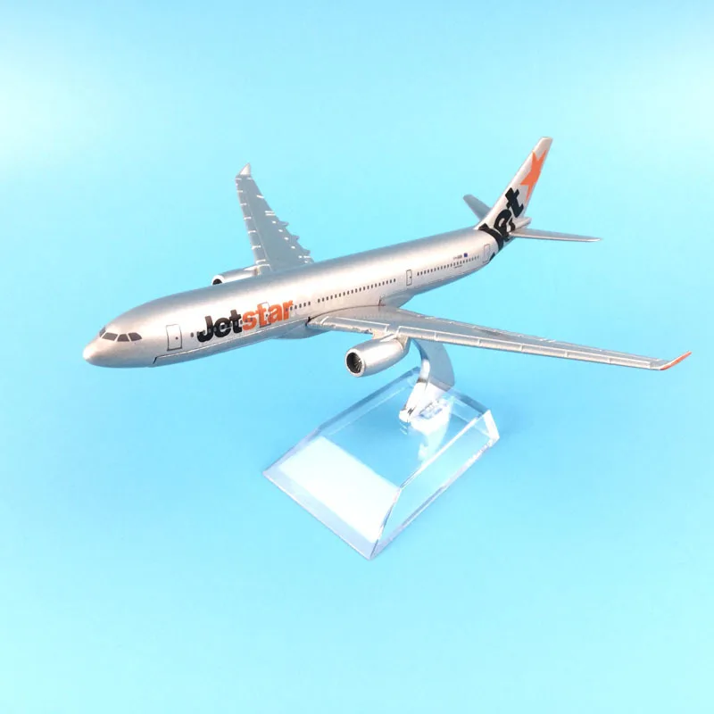 Jetstar Airways Airbus A330 Aircraft Model Diecast Metal Model Airplanes 16cm 1:400 Airplane Model Toy Plane
Jetstar Airways Airbus A330 Aircraft Model Diecast Metal Model Airplanes 16cm 1:400 Airplane Model Toy Plane