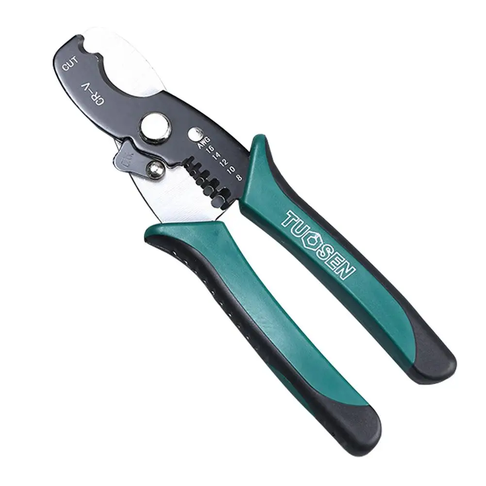 Portable Wire Stripper Pliers Crimper Cable Stripping Crimping Cutter Electricans Tool 8 inch Crimping Pliers Terminal 0.2-6.0mm
Portable Wire Stripper Pliers Crimper Cable Stripping Crimping Cutter Electricans Tool 8 inch Crimping Pliers Terminal 0.2-6.0mm