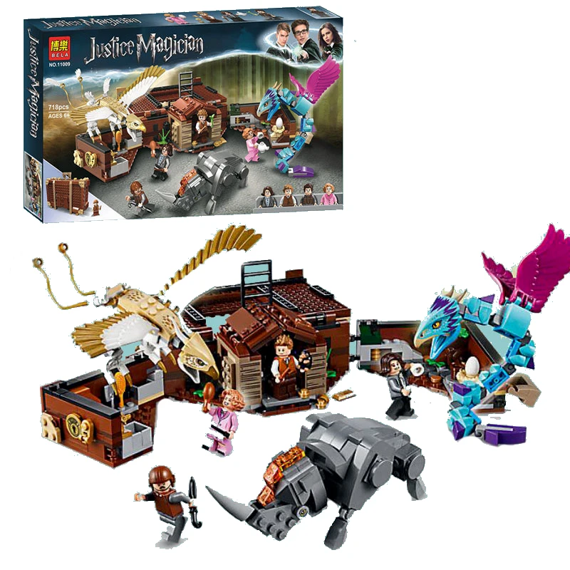 Fantastic Beasts Newt's Case of Magical Creatures Building Blocks Toys Compatible Legoings 75952 Harri Potter Movie
Fantastic Beasts Newt's Case of Magical Creatures Building Blocks Toys Compatible Legoings 75952 Harri Potter Movie