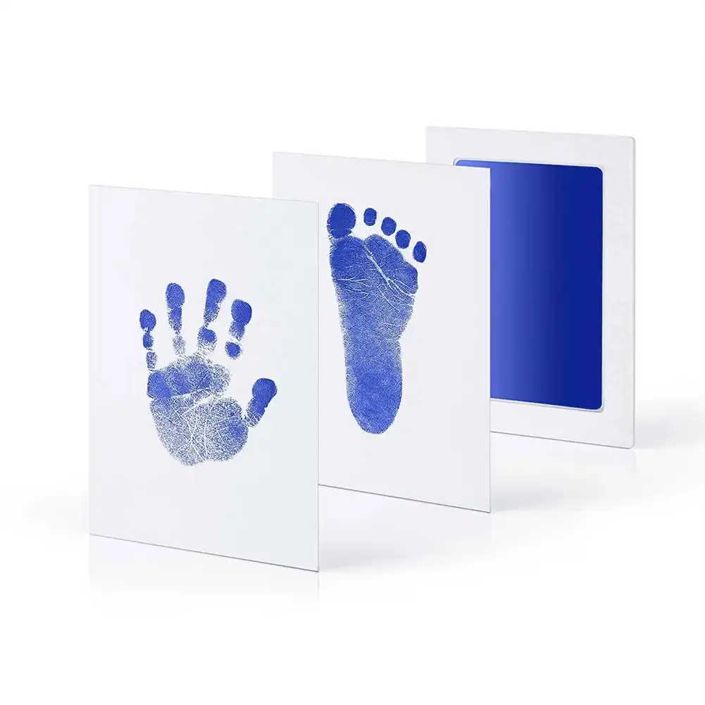 newborn baby hand foot ink pad print infants full