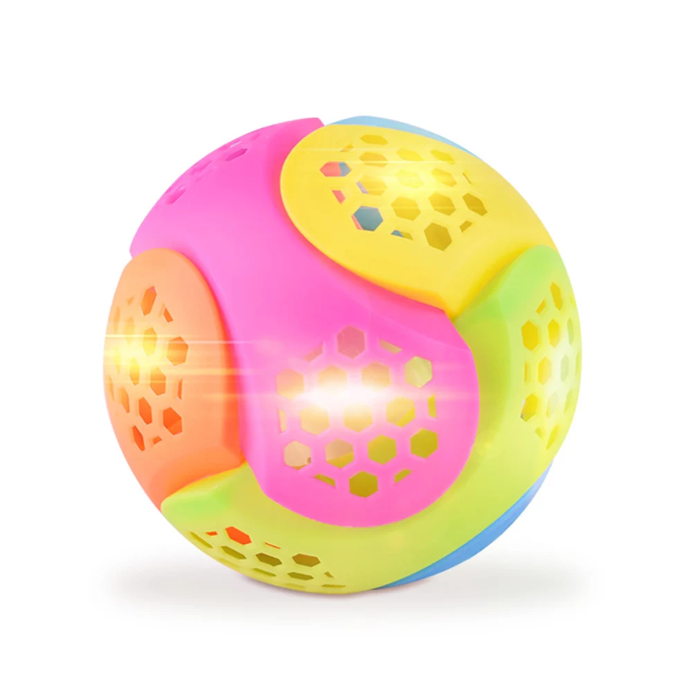 Фото 1Pcs Light Music Bouncing Ball Baby Noctiluca Creative Learning Power Gift Flash Jump Rotate Hot Electric Dancing Toy |