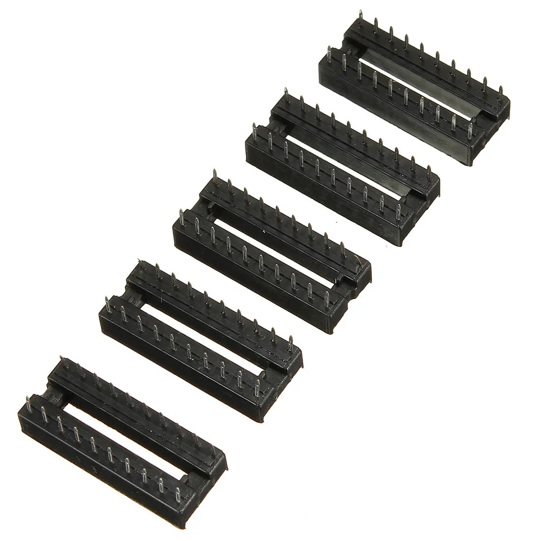 LEORY 5 Pcs 20 Pins IC Socket Wide DIP Sockets Adapter Solder Type 2.54mm
LEORY 5 Pcs 20 Pins IC Socket Wide DIP Sockets Adapter Solder Type 2.54mm