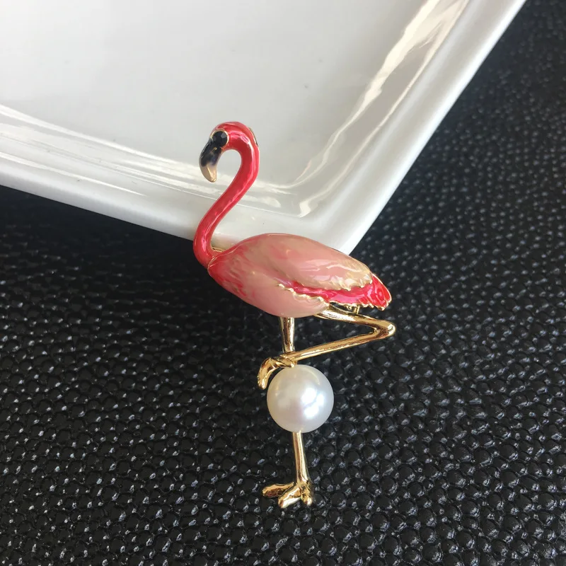 Love Bird Brooch Natural Pearl Fashion A Can Do Pendeloque Cut Auspicious Red Ornaments Jewelry | Украшения и аксессуары
