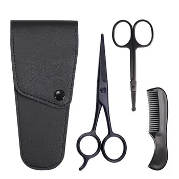 Stainless Steel Beard Scissor for Salon Shaving Shear Beard Trimmer Eyebrow Men Mustache Scissor Set With Storage Bag
Stainless Steel Beard Scissor for Salon Shaving Shear Beard Trimmer Eyebrow Men Mustache Scissor Set With Storage Bag