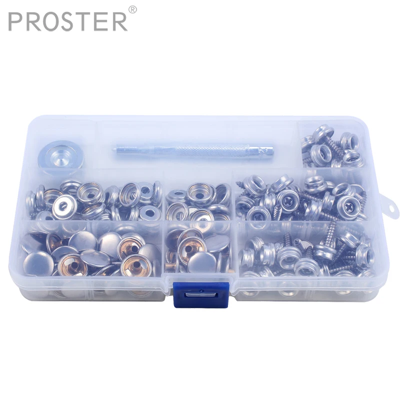 Proster 50 Pairs Boat Cover/Canopy Fittings Snap Fastener Stainless Canvas To Screw Kit Cap Socket For Tent Boat Marine Canvas
Proster 50 Pairs Boat Cover/Canopy Fittings Snap Fastener Stainless Canvas To Screw Kit Cap Socket For Tent Boat Marine Canvas