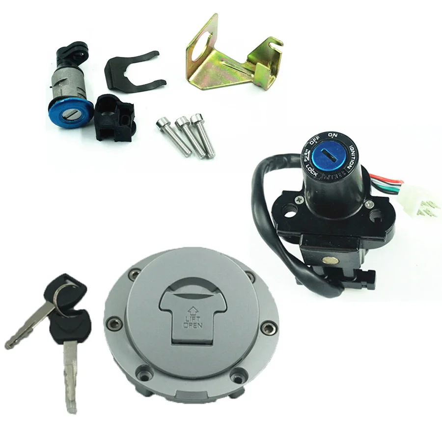 1set Motorcycle 4 Line Plug Ignition Switch Fuel Gas Cap Cover Tank Lock Set with 2 Keys For Honda CBR1000RR 04-07 CBR600RR
1set Motorcycle 4 Line Plug Ignition Switch Fuel Gas Cap Cover Tank Lock Set with 2 Keys For Honda CBR1000RR 04-07 CBR600RR