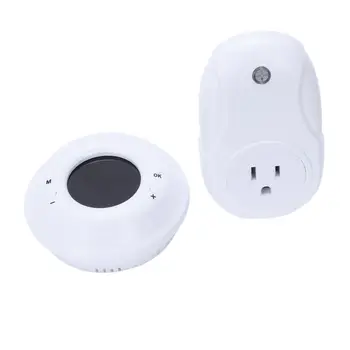 Digital Wireless Temperature Controller, Built In Temp Sensor Electric Thermostat Socket 3 Prong Plug Lcd Display Outlet Heati
Digital Wireless Temperature Controller, Built In Temp Sensor Electric Thermostat Socket 3 Prong Plug Lcd Display Outlet Heati