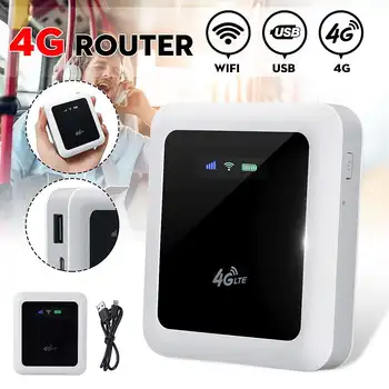 4G LTE Router Mobile WiFi Wireless Mini Router Portable Hotspot Modem LED Display for Car Home Travel Camping With Sim Card Slot
4G LTE Router Mobile WiFi Wireless Mini Router Portable Hotspot Modem LED Display for Car Home Travel Camping With Sim Card Slot