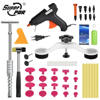 Super PDR Tools Kit For Car Dent Pullers Suction Cup Black Hot Melt Glue Gun White Pulling Bridge Hand Tool Set Ferramentas Kits
Super PDR Tools Kit For Car Dent Pullers Suction Cup Black Hot Melt Glue Gun White Pulling Bridge Hand Tool Set Ferramentas Kits