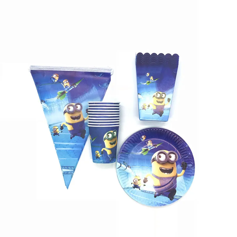 Minions Theme 40pcs/lot Wedding Cute Minions Banner Baby Birthday Party Cartoon Disposable Paper Cup Plate Popcorn Box Supply
Minions Theme 40pcs/lot Wedding Cute Minions Banner Baby Birthday Party Cartoon Disposable Paper Cup Plate Popcorn Box Supply