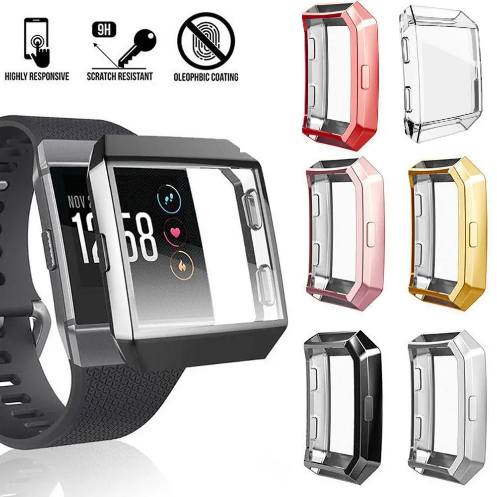 TPU Silicone Cover Case Watch Wristband Guard Protector For Fitbit Ionic Smart Watch Sporting Goods Watches Accessories
TPU Silicone Cover Case Watch Wristband Guard Protector For Fitbit Ionic Smart Watch Sporting Goods Watches Accessories