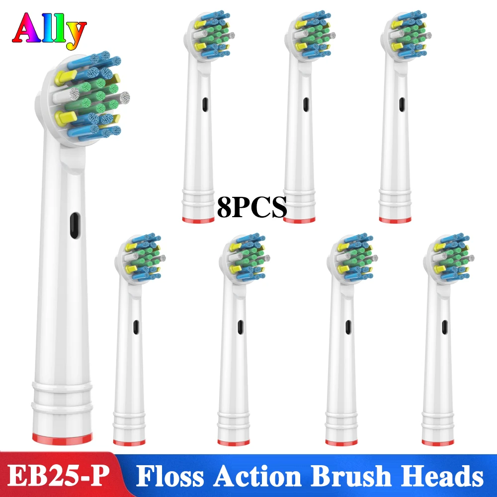 8PCS For Oral B Floss Action with Bacteria Guard Bristles Replacement Brush Heads For Braun Oral B Triumph Vitality D12 D16
8PCS For Oral B Floss Action with Bacteria Guard Bristles Replacement Brush Heads For Braun Oral B Triumph Vitality D12 D16