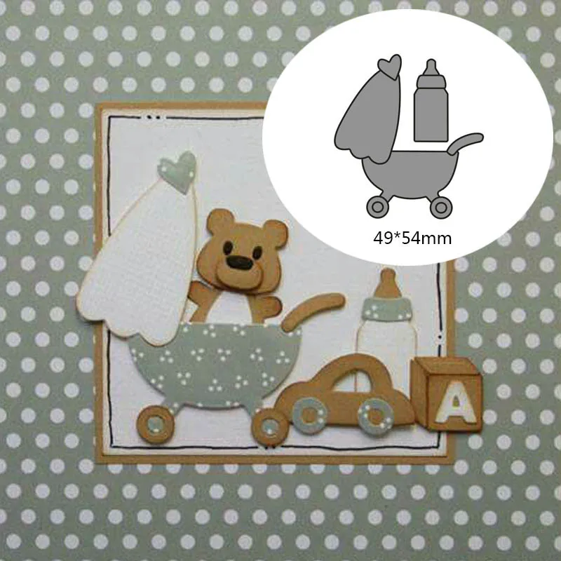 DIY carbon steel cutting dies scrapbooking Baby bottle stitching process paper-cutting Card paper art embossing knife mold WJ002
DIY carbon steel cutting dies scrapbooking Baby bottle stitching process paper-cutting Card paper art embossing knife mold WJ002
