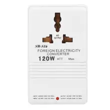 110V כדי 220V שלב עד למטה מתח ממיר 120W מתאם CN תקע SW-S16 באיכות גבוהה(China)