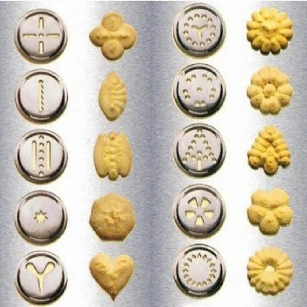 Hand Cookies Press Cutter Baking Tools Biscuit Cookie Press Stamps Set Cake Decorating Tools Maker with 4 Nozzles 20 Cookie Mold
Hand Cookies Press Cutter Baking Tools Biscuit Cookie Press Stamps Set Cake Decorating Tools Maker with 4 Nozzles 20 Cookie Mold