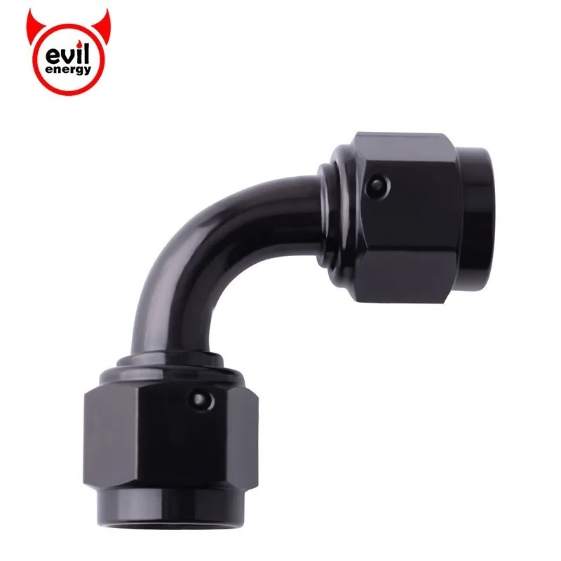 evil energy -6 AN Female To -6 AN Female 90 Degree Swivel Coupler Union Aluminum Alloy Elbow Oil Fitting Connector
evil energy -6 AN Female To -6 AN Female 90 Degree Swivel Coupler Union Aluminum Alloy Elbow Oil Fitting Connector