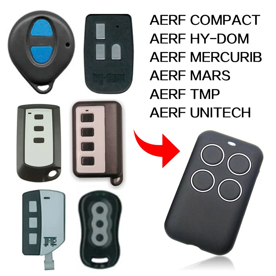 AERF remote control TMP MARS UNITECH COMPACT AERF MERCURIB HY-DOM universal gate remote control AERF garage door remote control
AERF remote control TMP MARS UNITECH COMPACT AERF MERCURIB HY-DOM universal gate remote control AERF garage door remote control