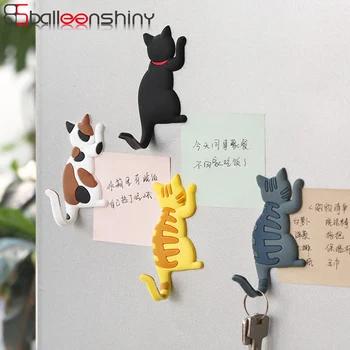 BalleenShiny Cute Cats Magnetic Hook Flexible Tail Keys Brush Gadgets Hanger Fridge Magnet Memo Note Press Decorative Gifts
BalleenShiny Cute Cats Magnetic Hook Flexible Tail Keys Brush Gadgets Hanger Fridge Magnet Memo Note Press Decorative Gifts