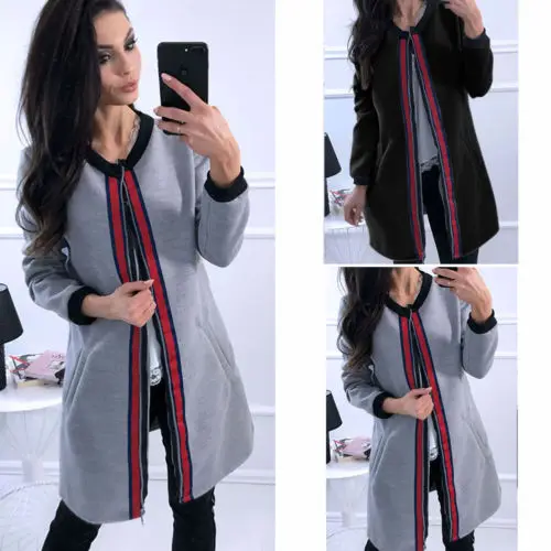 Pudcoco Autumn Winter Women Jacket With Pockets Long Sleeve Zipper Coat Slim Fit Outwear
Pudcoco Autumn Winter Women Jacket With Pockets Long Sleeve Zipper Coat Slim Fit Outwear