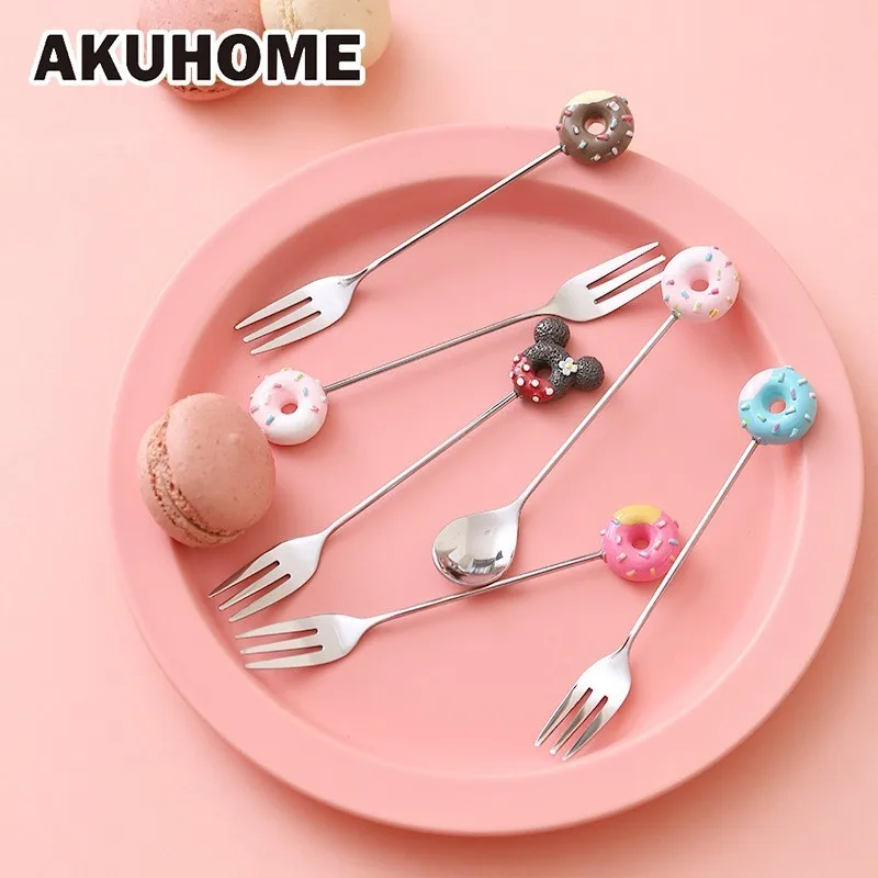Lovely Dessert Fork Stainless Steel Coffee Spoon Stir Spoon Creative Cartoon Fruits Fork AKUHOME
Lovely Dessert Fork Stainless Steel Coffee Spoon Stir Spoon Creative Cartoon Fruits Fork AKUHOME