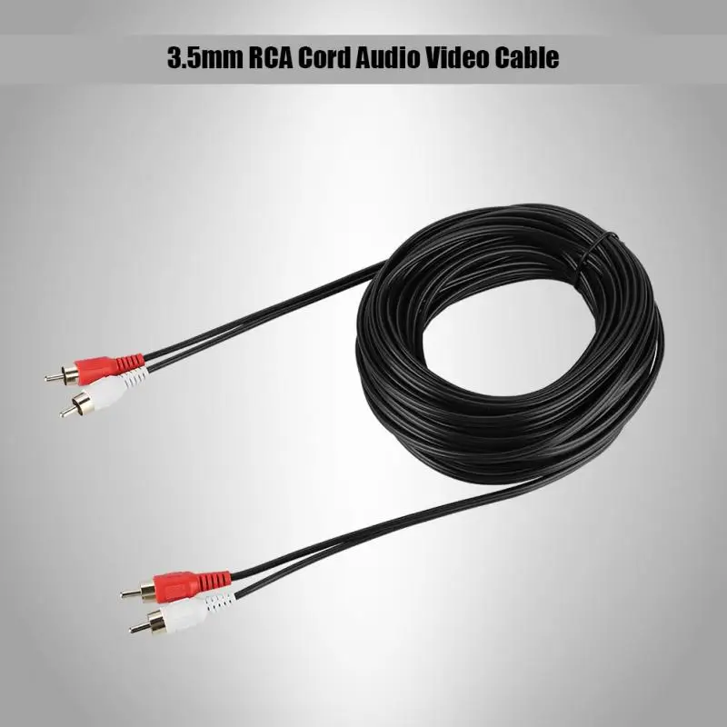 3.5mm RCA Cord Audio Video Cable Stereo Y Splitter Cable For PC DVD TV VCR Speakers Camera High-fidelity Shielding Design Hot
3.5mm RCA Cord Audio Video Cable Stereo Y Splitter Cable For PC DVD TV VCR Speakers Camera High-fidelity Shielding Design Hot