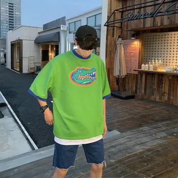 2019 Spring And Summer New Chinese Style Quality Comfortable Cotton Tide Male Harajuku Loose Sports Campus Cute Casual T-shirt
2019 Spring And Summer New Chinese Style Quality Comfortable Cotton Tide Male Harajuku Loose Sports Campus Cute Casual T-shirt