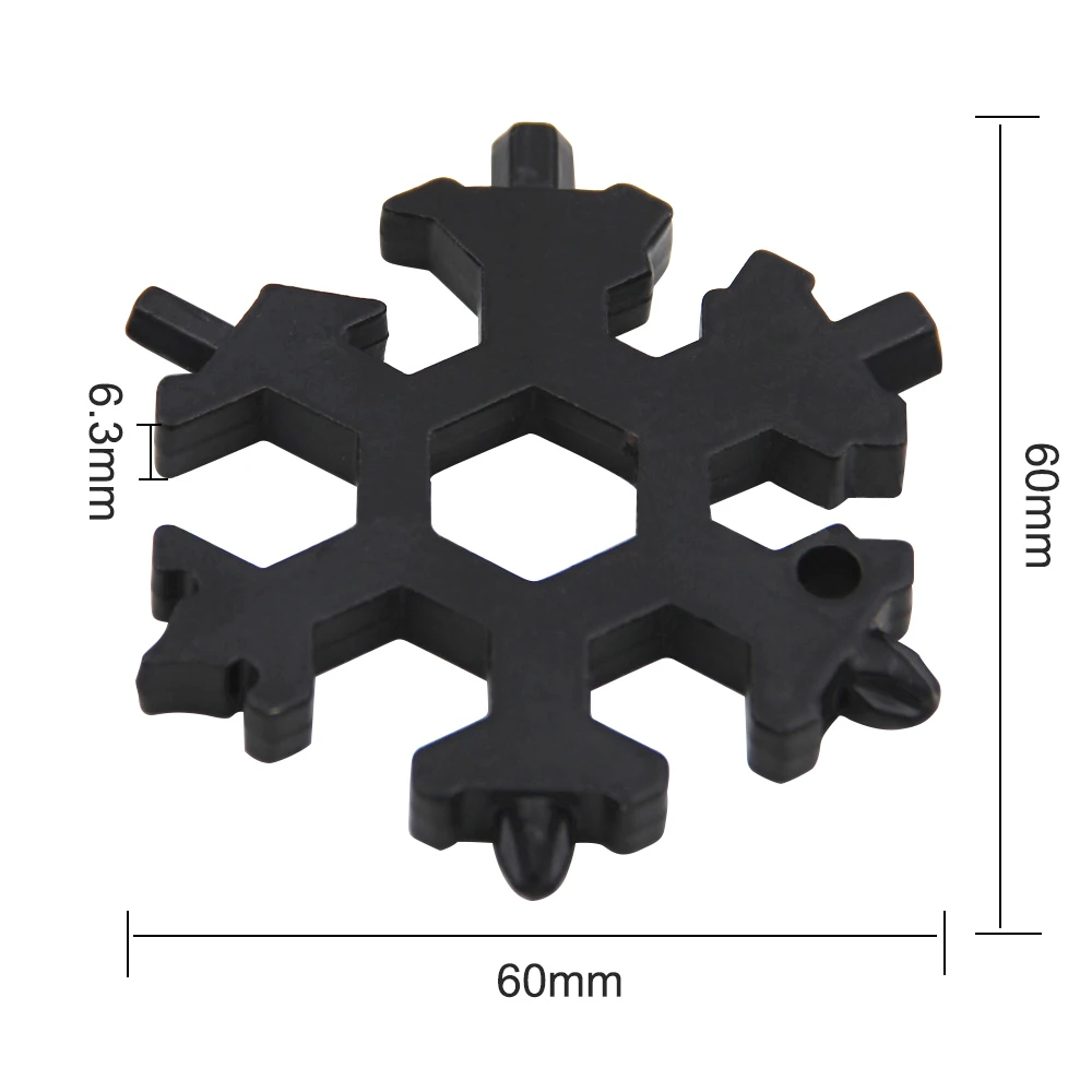 Portable Stainless Steel Snowflakes Multi-tool Card Snowboarding Screwdriver Wrench Bottle Opener outdoor camping tool key ring
Portable Stainless Steel Snowflakes Multi-tool Card Snowboarding Screwdriver Wrench Bottle Opener outdoor camping tool key ring