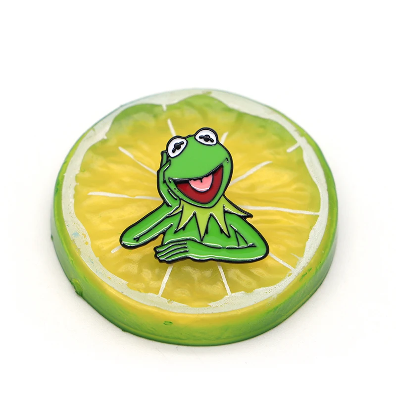 Cartoon Animal Brooches for Women Kermit the Frog Enamel Pins for Kids Lapel Pin Bag Pins Denim Jacket Badge Funny Brooch SC4789
Cartoon Animal Brooches for Women Kermit the Frog Enamel Pins for Kids Lapel Pin Bag Pins Denim Jacket Badge Funny Brooch SC4789