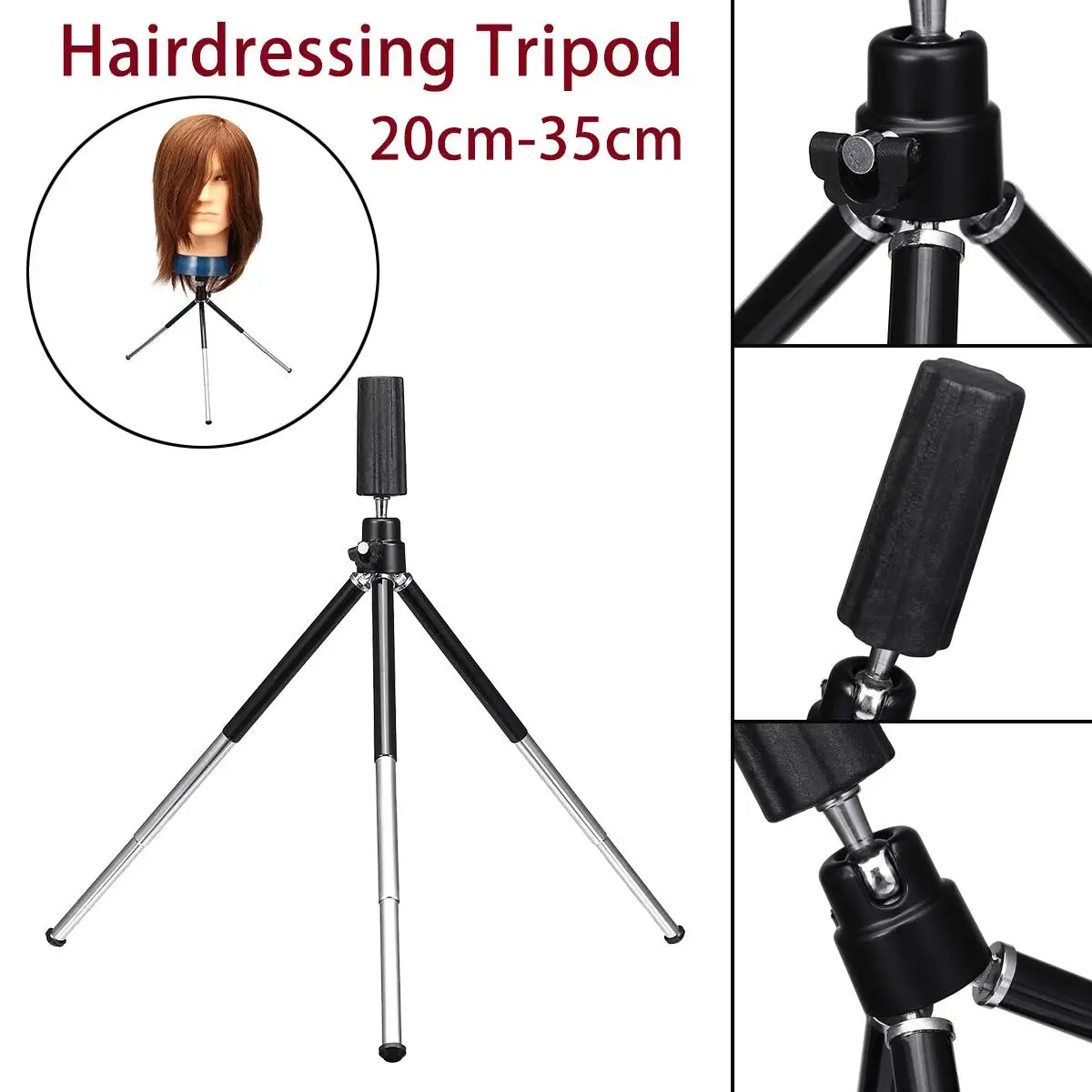 Adjustable Tripod Stand Holder Mannequin Head Tripod Hairdressing Training Head Holder Hair Wig Stand Tool
Adjustable Tripod Stand Holder Mannequin Head Tripod Hairdressing Training Head Holder Hair Wig Stand Tool