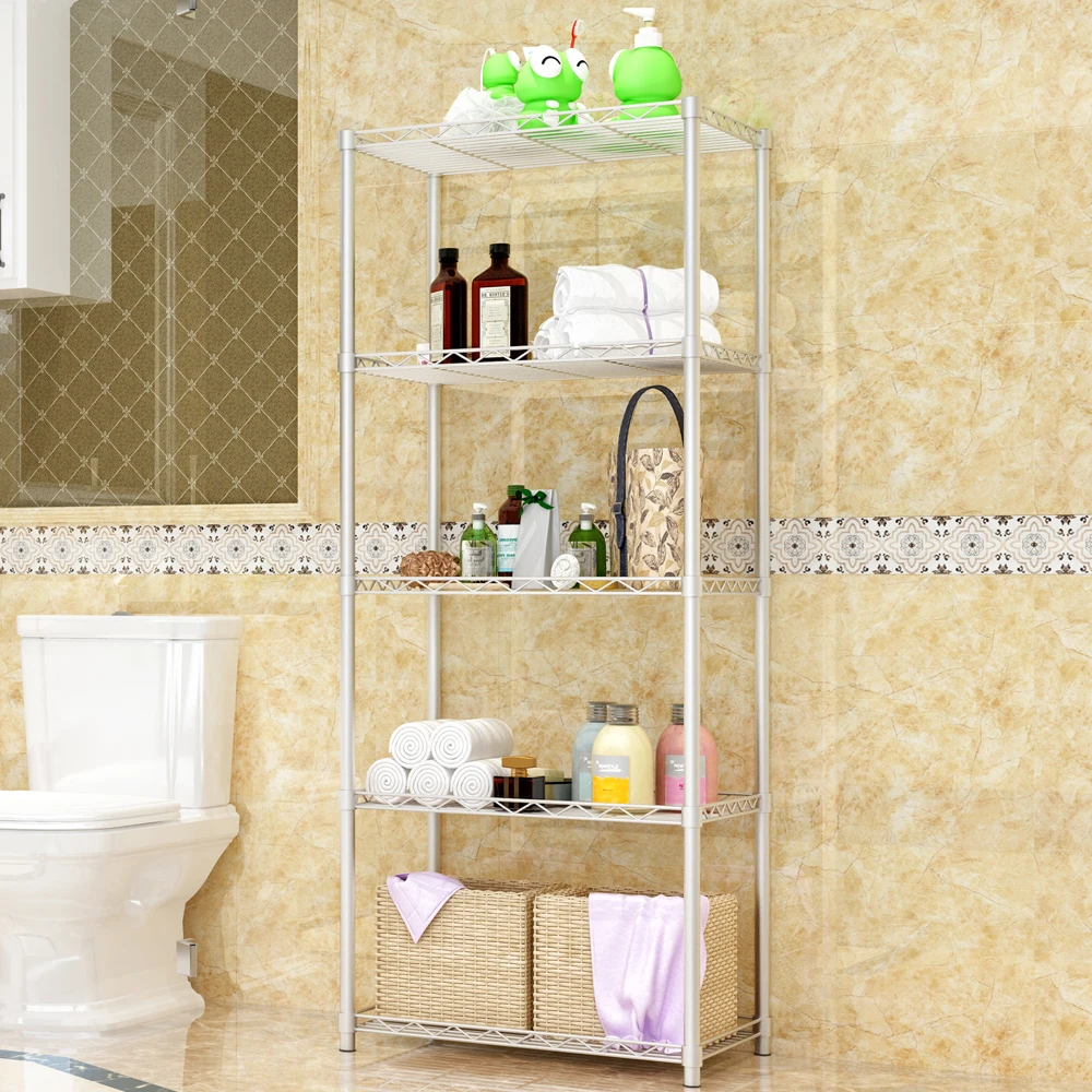 5 Layers Storage Rack Multifunctional Kitchen Storage Rack 5-Tier Wire Shelving Metal Bathroom Storage Rack Book Shelf Organizer
5 Layers Storage Rack Multifunctional Kitchen Storage Rack 5-Tier Wire Shelving Metal Bathroom Storage Rack Book Shelf Organizer