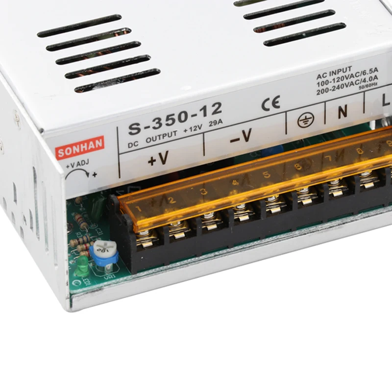 Free shipping! 5pcs/lot S-350-12 350W 12V 29A power supply AC INPUT Switching power supply for LED Strip CNC 3D Printer
Free shipping! 5pcs/lot S-350-12 350W 12V 29A power supply AC INPUT Switching power supply for LED Strip CNC 3D Printer