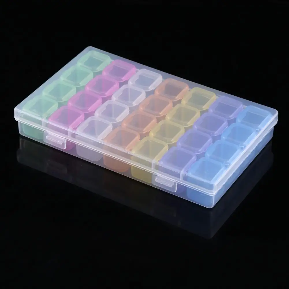 Plastic 28 Grids Empty Storage Box Nail Art Jewelry Beads Display Case Organizer Storage Box Seven color New
Plastic 28 Grids Empty Storage Box Nail Art Jewelry Beads Display Case Organizer Storage Box Seven color New