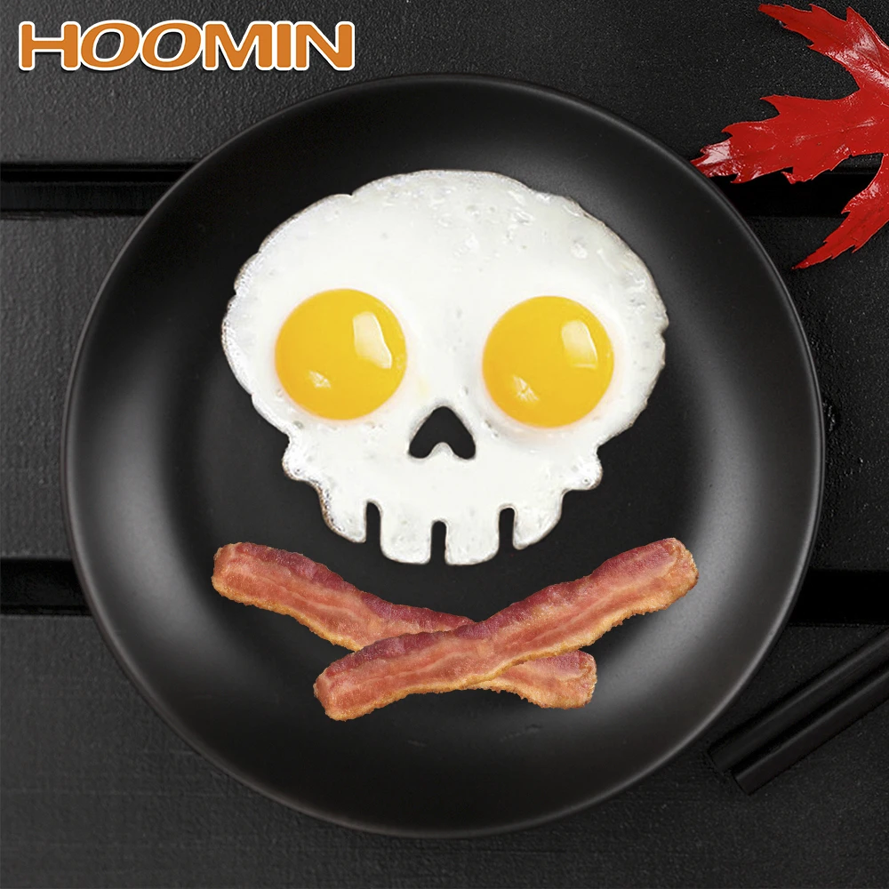 HOOMIN Skull Shape DIY Fried Egg Pancake Ring Mold Silicone Gadgets Kitchen Tools
HOOMIN Skull Shape DIY Fried Egg Pancake Ring Mold Silicone Gadgets Kitchen Tools