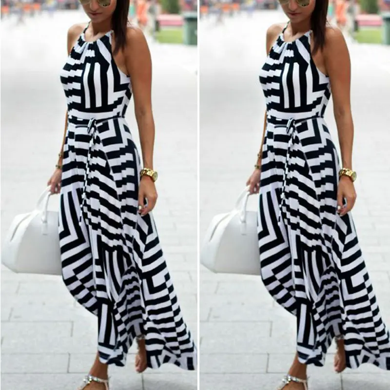 hirigin Women Long Dress Boho Summer Fashion Casual Dress Sleeveless Striped Bow High Waist Straight Ankle-Length beach Sundress
hirigin Women Long Dress Boho Summer Fashion Casual Dress Sleeveless Striped Bow High Waist Straight Ankle-Length beach Sundress