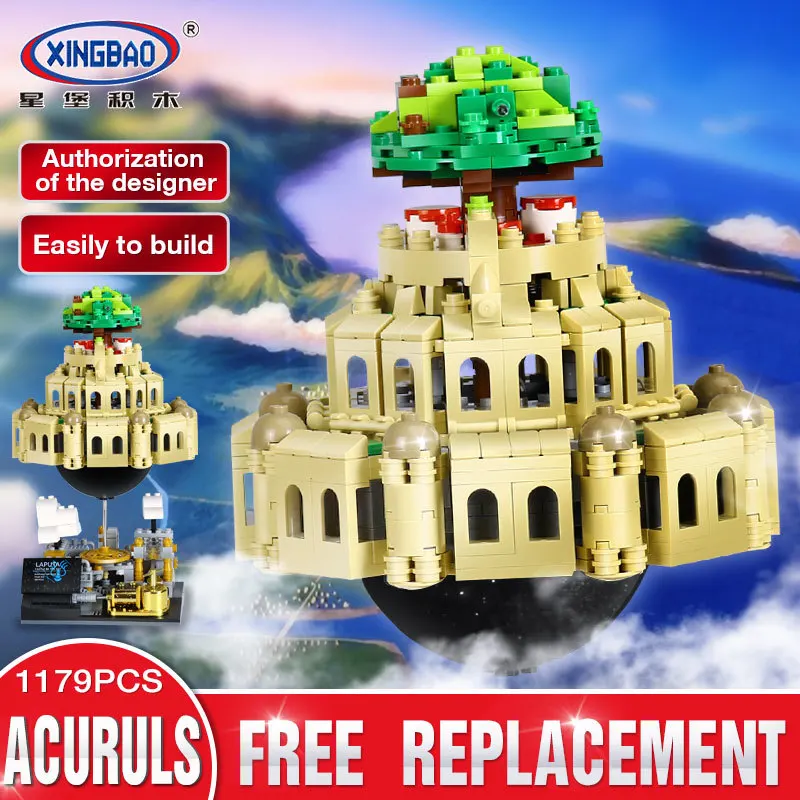 Xingbao 05001 Creative Series The Castle City In The Sky Set Competible With LP Moc Children Educational Blocks Bricks Gift
Xingbao 05001 Creative Series The Castle City In The Sky Set Competible With LP Moc Children Educational Blocks Bricks Gift