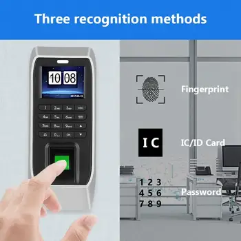 2.4 inches TFT LCD Fingerprint Password Attendance Machine Access Control System
2.4 inches TFT LCD Fingerprint Password Attendance Machine Access Control System