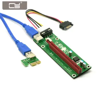CYDZ 20cm PCI-E 1x to 16x Mining Machine Enhanced Extender Riser Board Adapter with USB 3.0 Cable & SATA 15Pin-4Pin Power Cable
CYDZ 20cm PCI-E 1x to 16x Mining Machine Enhanced Extender Riser Board Adapter with USB 3.0 Cable & SATA 15Pin-4Pin Power Cable