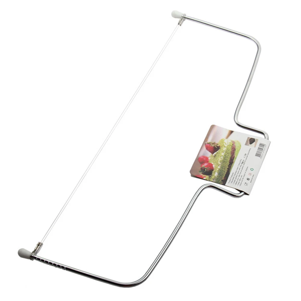 Stainless Steel Wire Cake Slicer Cutter Leveller Decor Bread Tool Wedding Birthday Cake Adjustable Cutting Measure
Stainless Steel Wire Cake Slicer Cutter Leveller Decor Bread Tool Wedding Birthday Cake Adjustable Cutting Measure