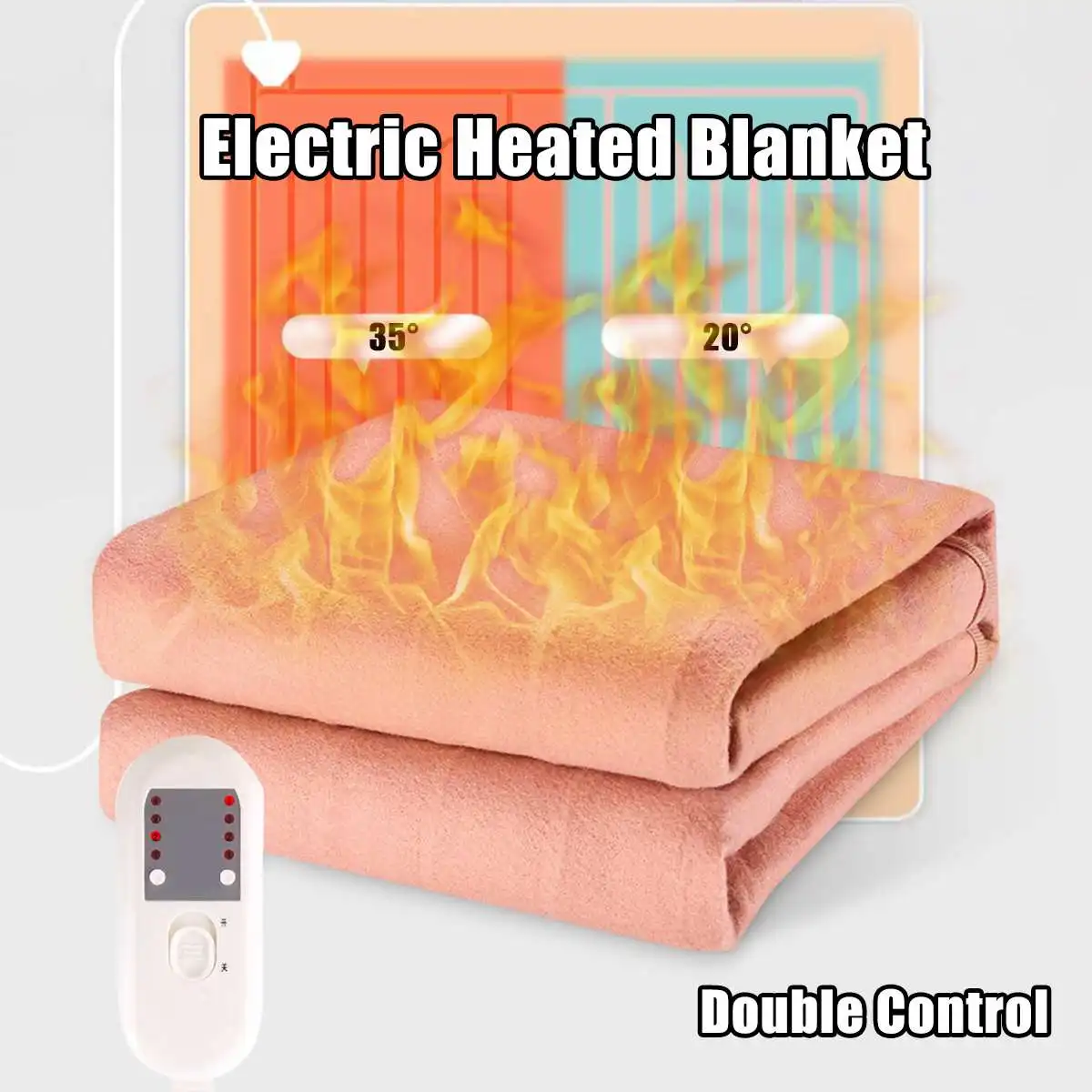 Electric Blanket Waterproof Electric Heated Blanket 4gear timing Manta Electrica Heated Mat Electric Heating Blanket Carpets
Electric Blanket Waterproof Electric Heated Blanket 4gear timing Manta Electrica Heated Mat Electric Heating Blanket Carpets