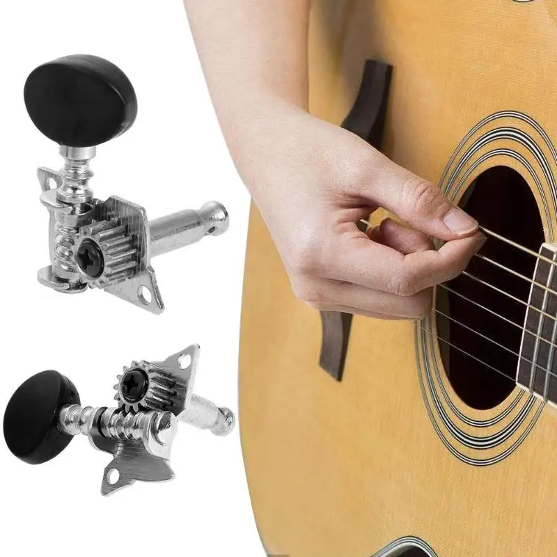 6Pcs 3 Right 3 Left L Single Hole Open Style Key Buttons String Tuning Pegs Tuners Knob Classic Folk Guitar Accessories Parts
6Pcs 3 Right 3 Left L Single Hole Open Style Key Buttons String Tuning Pegs Tuners Knob Classic Folk Guitar Accessories Parts