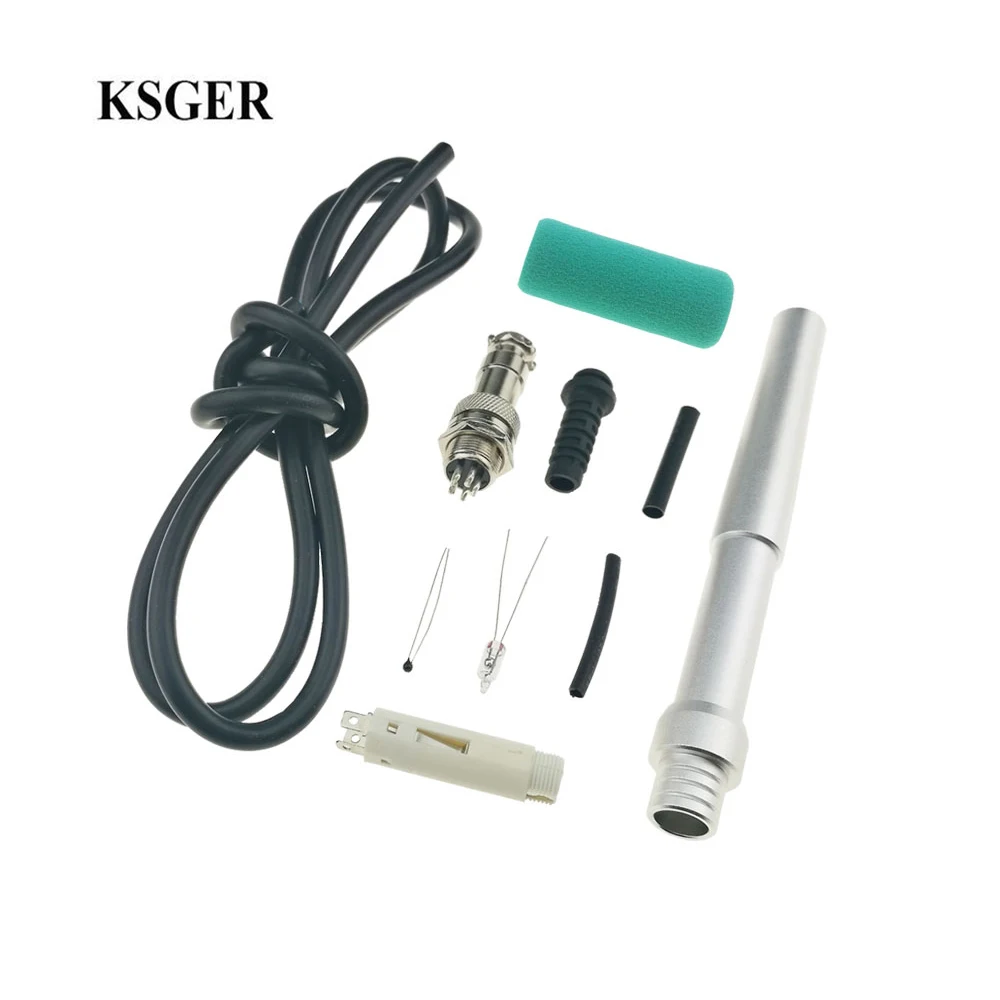KSGER T12 Soldering Handle Kits STM32 OLED Electric Tools Station Aluminum Alloy Welding Tips Temperature Controller | Инструменты