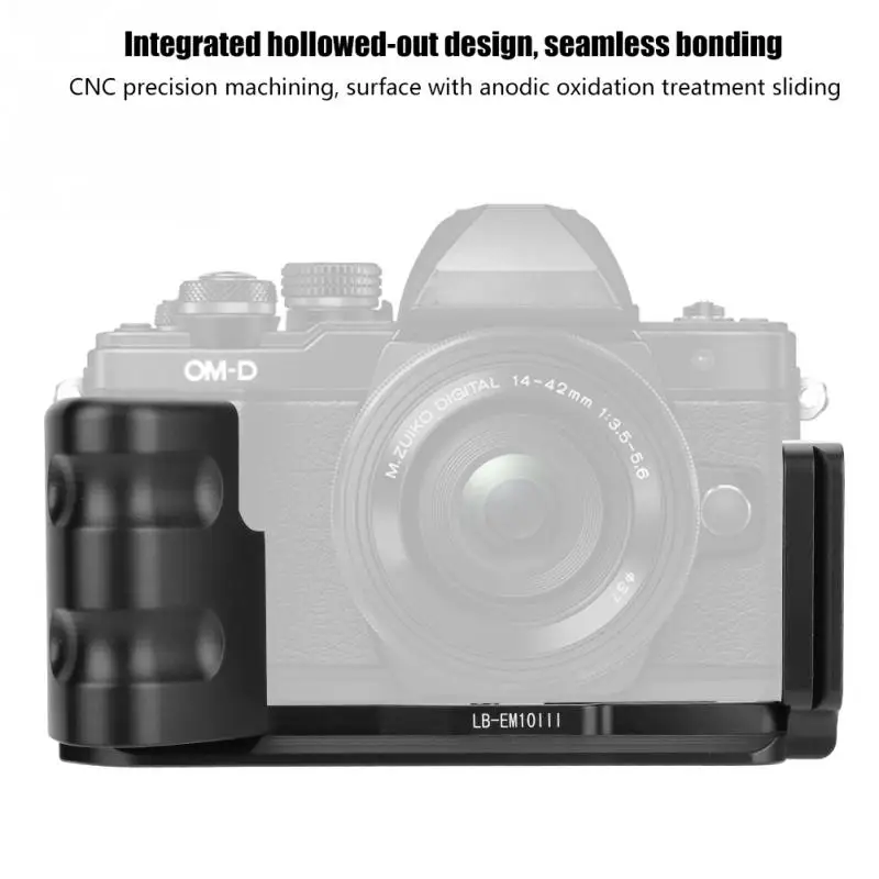 Durable Quick Release QR L-Shaped Camera Bracket Vertical Grip for Olympus EM10 III Cameras
Durable Quick Release QR L-Shaped Camera Bracket Vertical Grip for Olympus EM10 III Cameras